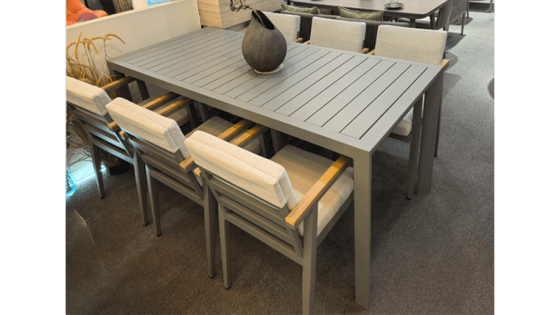 Victoria 7 pcs Aluminium Outdoor Dining Set