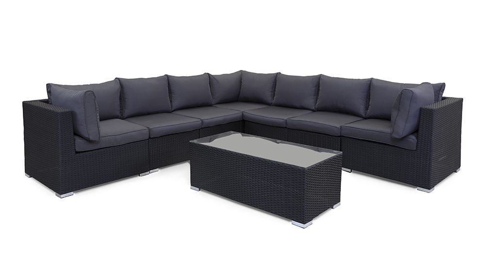 IMG_0101 Noosa 8 Pieces Wicker Outdoor Lounge Set B02 Large Coffee Table - Image 2