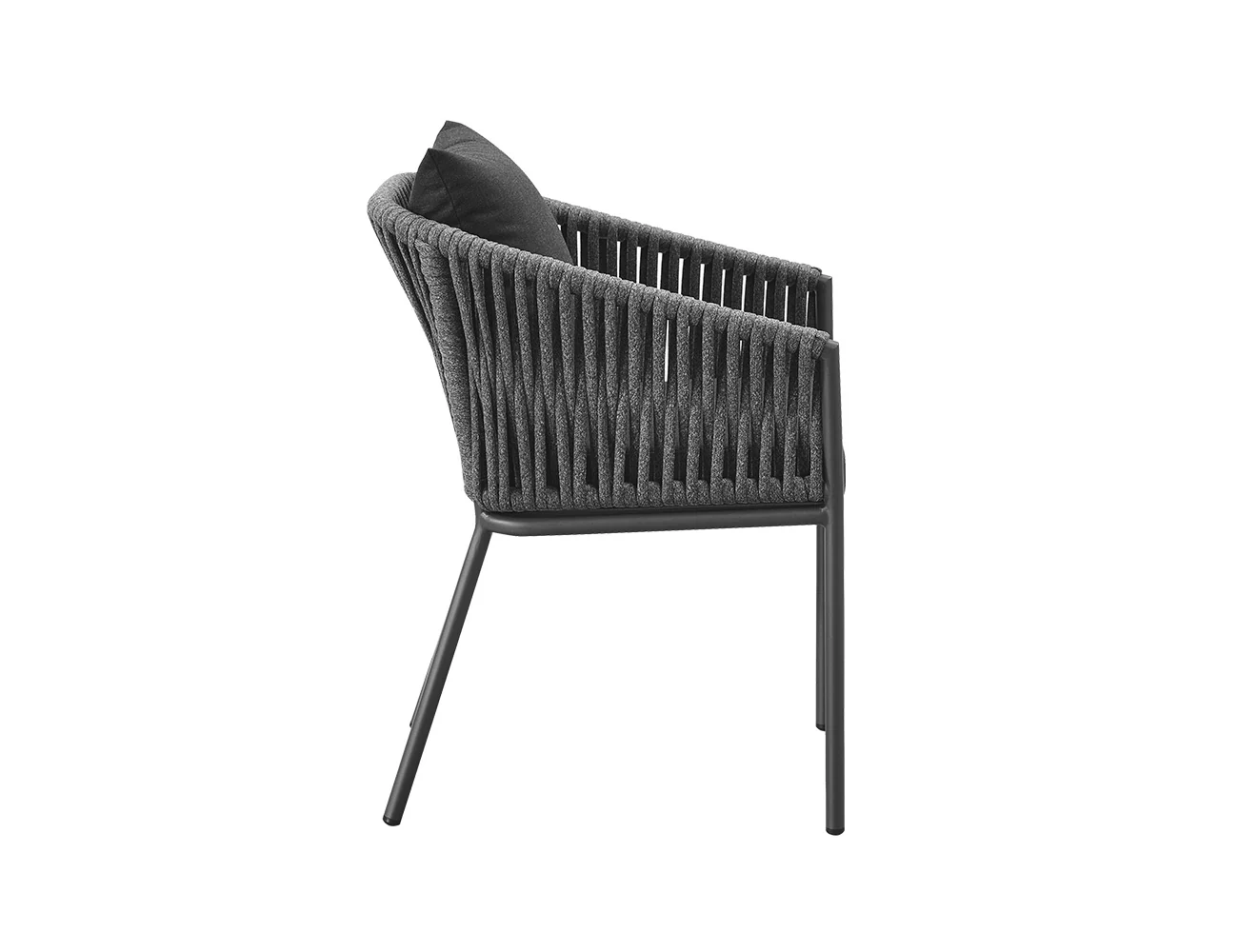 3_69879e50-38f4-454b-a431-f1b6b0a12d16 Cila Outdoor Aluminium and Rope Dining Chair - Image 3