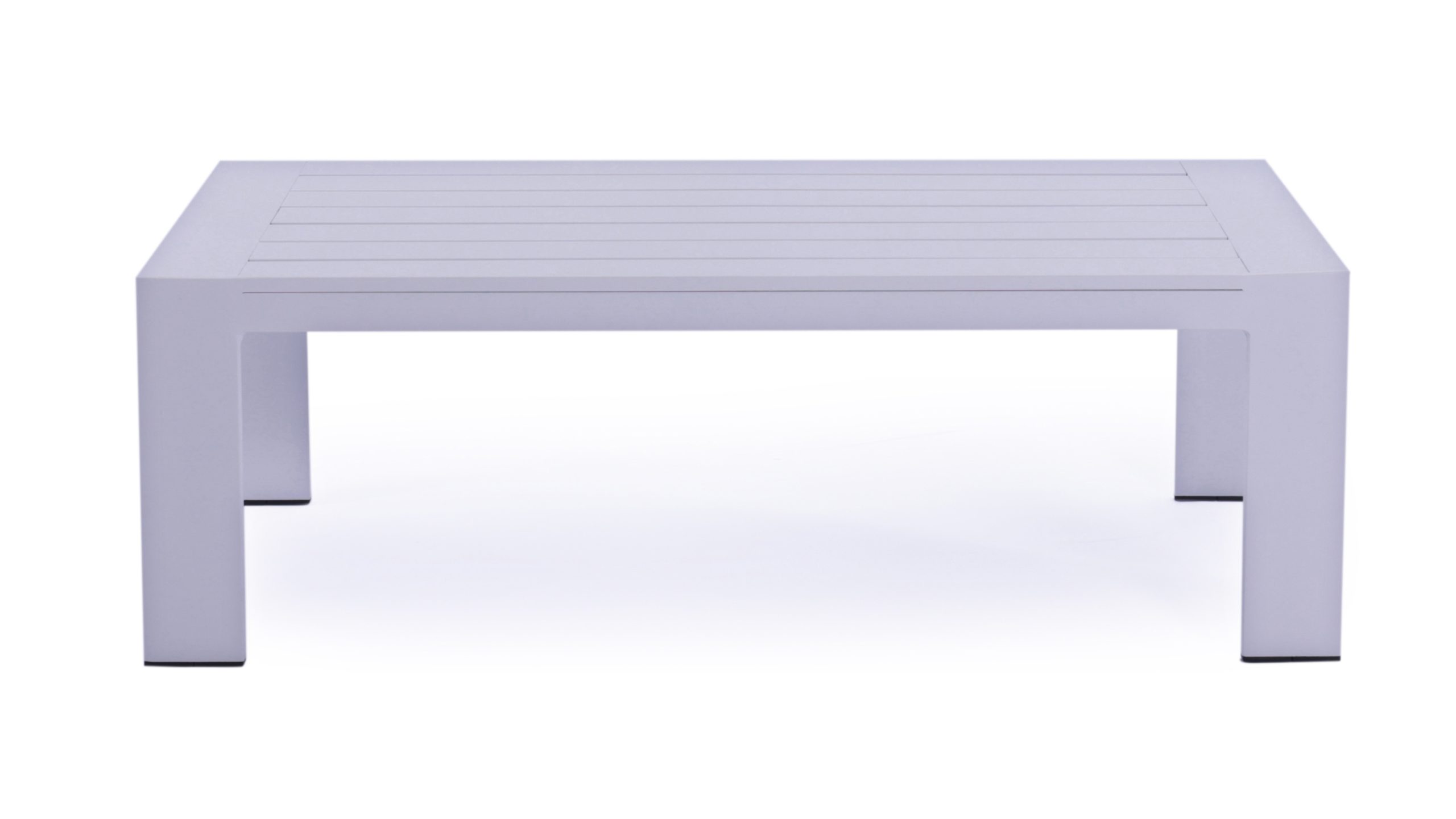 9A2A7928 Maya 7 Seater Aluminium Outdoor Lounge Set & Coffee Table – White - Image 5