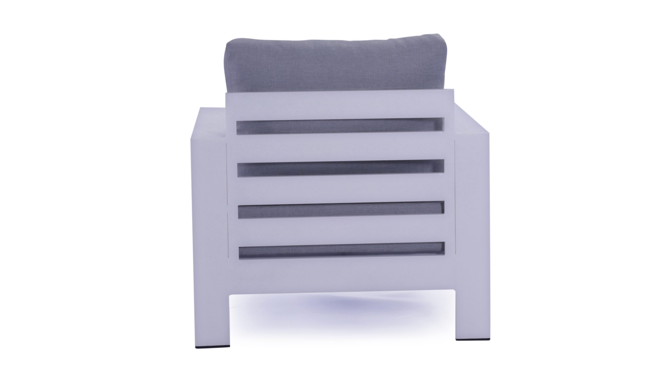 9A2A7963 Maya 4 pcs Premium Quality Aluminium Outdoor Lounge - White - Image 5