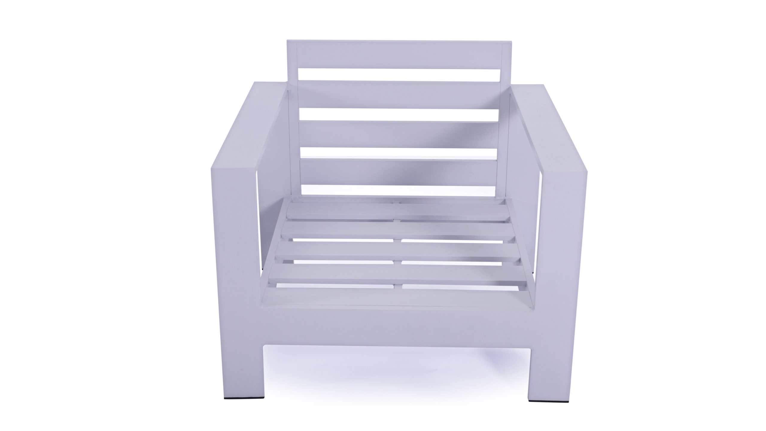 9A2A7981 Maya 4 pcs Premium Quality Aluminium Outdoor Lounge - White - Image 4