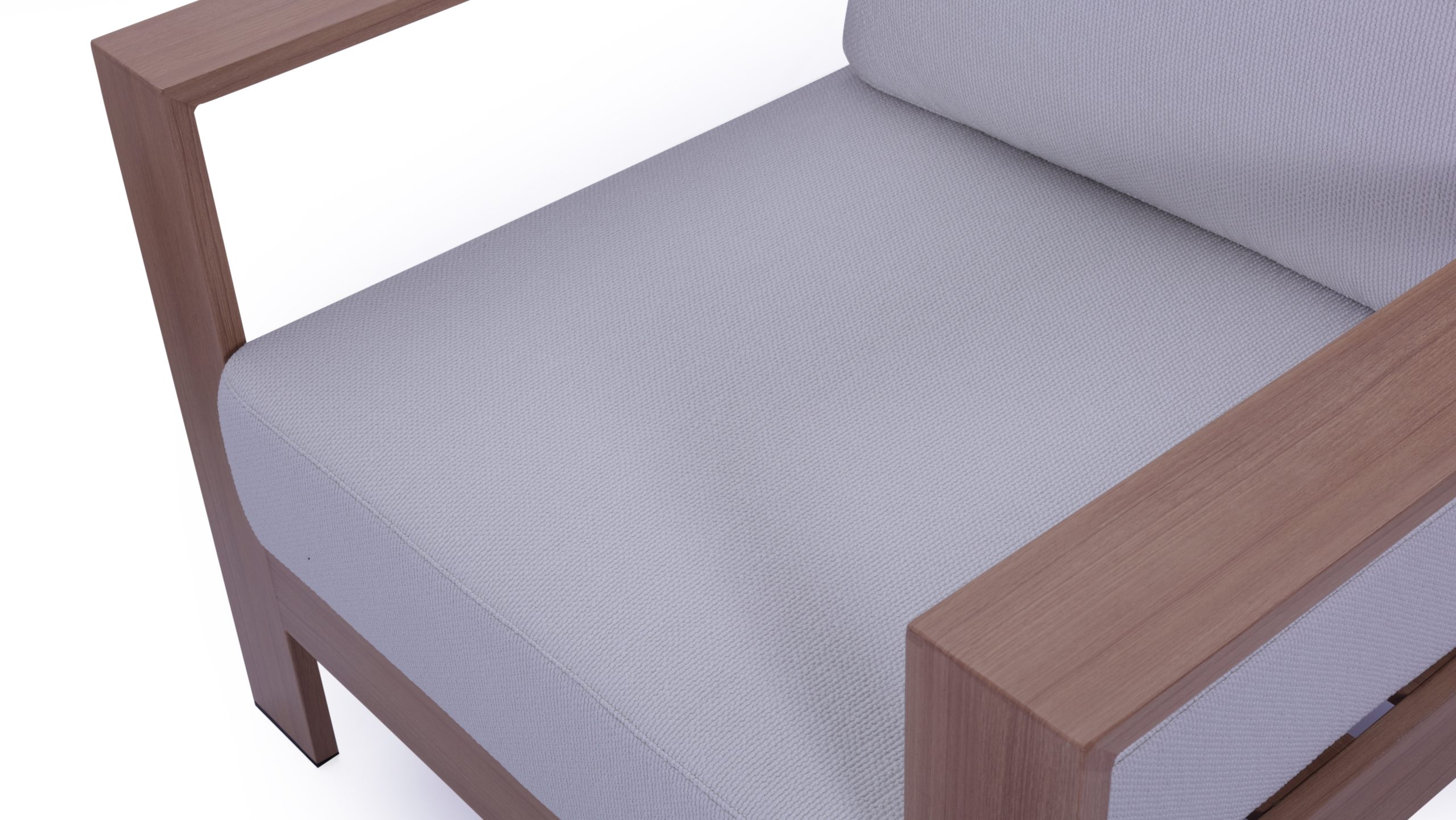 9A2A8027 Maya 4 pcs Teak Look Aluminium Outdoor Lounge - Image 9