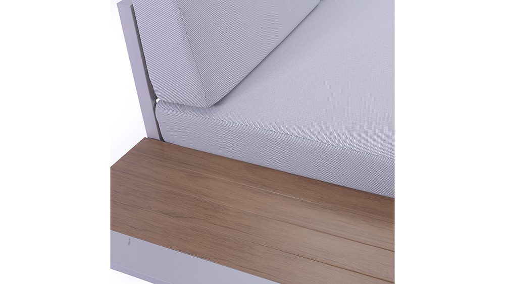 9A2A8067 1000x563 Norma 5 Seater Outdoor Platform Lounge Setting & Two Round Coffee Tables - Image 3