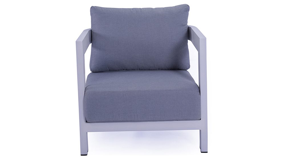 9A2A8097 1000x563 Princeton 3+1+1 Outdoor Aluminium Lounge Set with Coffee Table - White - Image 6