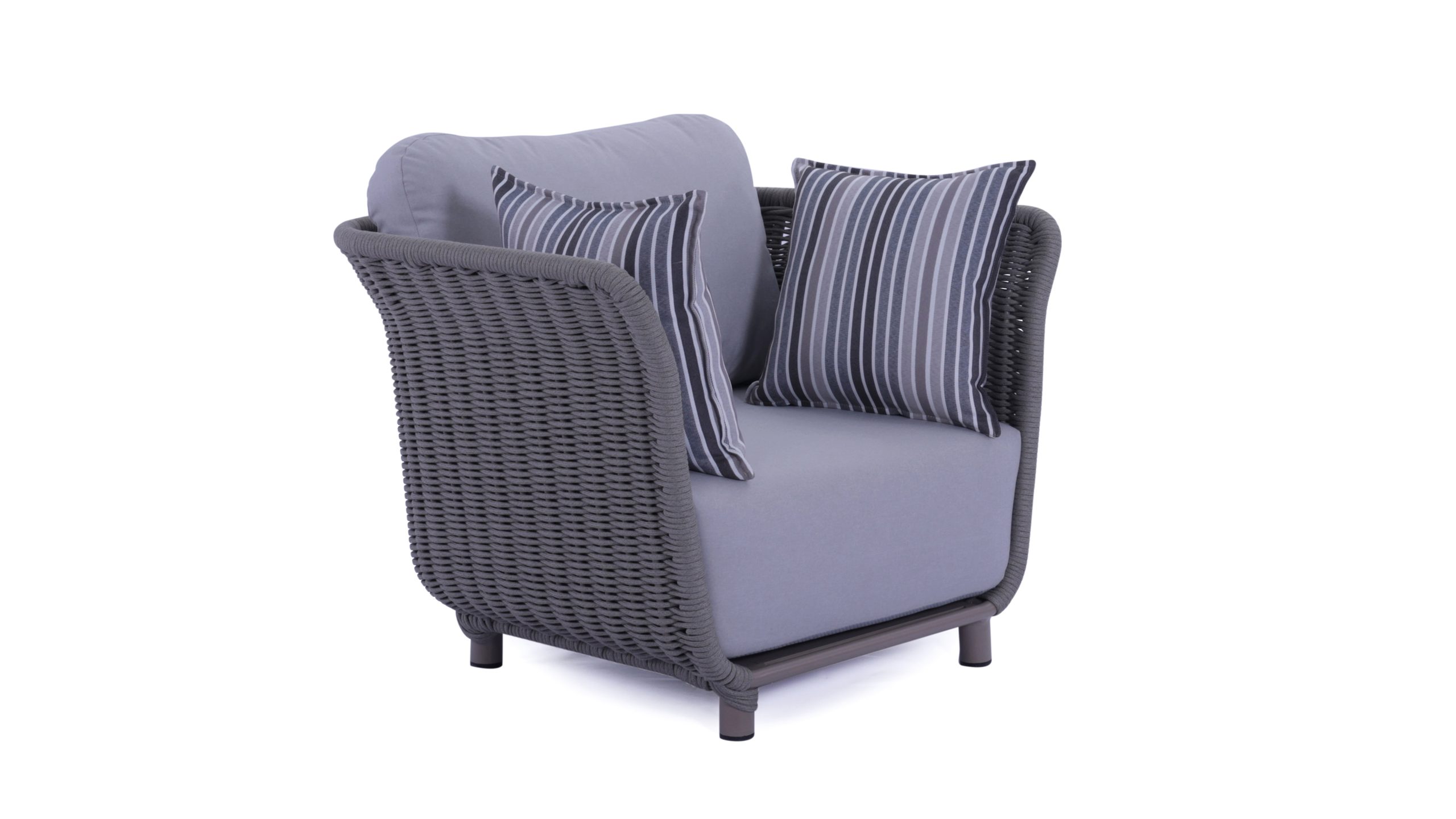 9A2A8118 Lawson 5 Pieces Wicker Outdoor Lounge Set - Image 4