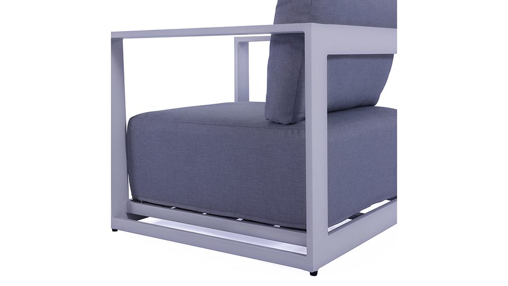 9A2A8174 1000x563 Milano 4 pcs Premium Quality Aluminium Outdoor Lounge – White - Image 10