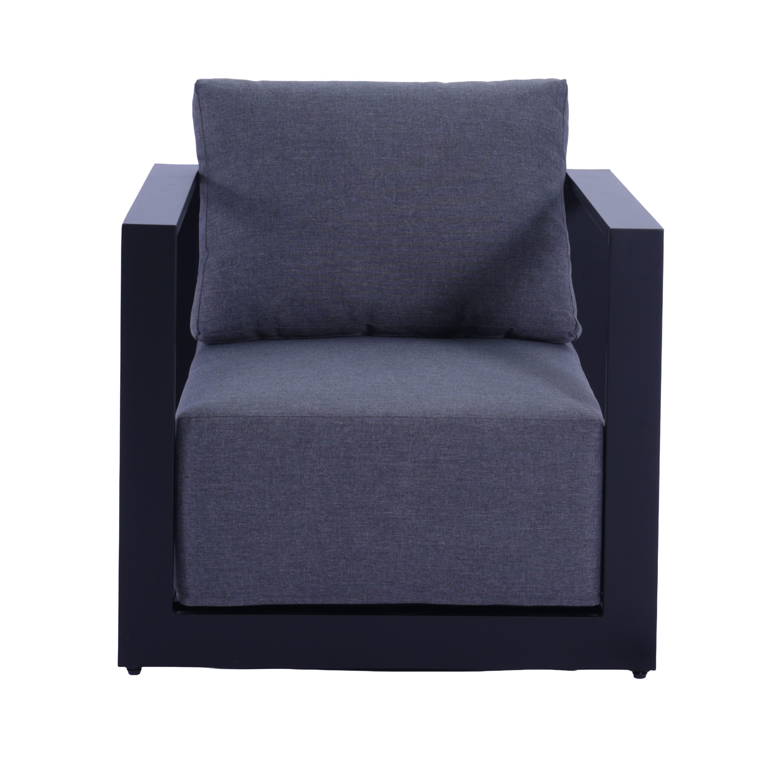 9A2A8182 S Milano 4 pcs Premium Quality Aluminium Outdoor Lounge – Black - Image 4