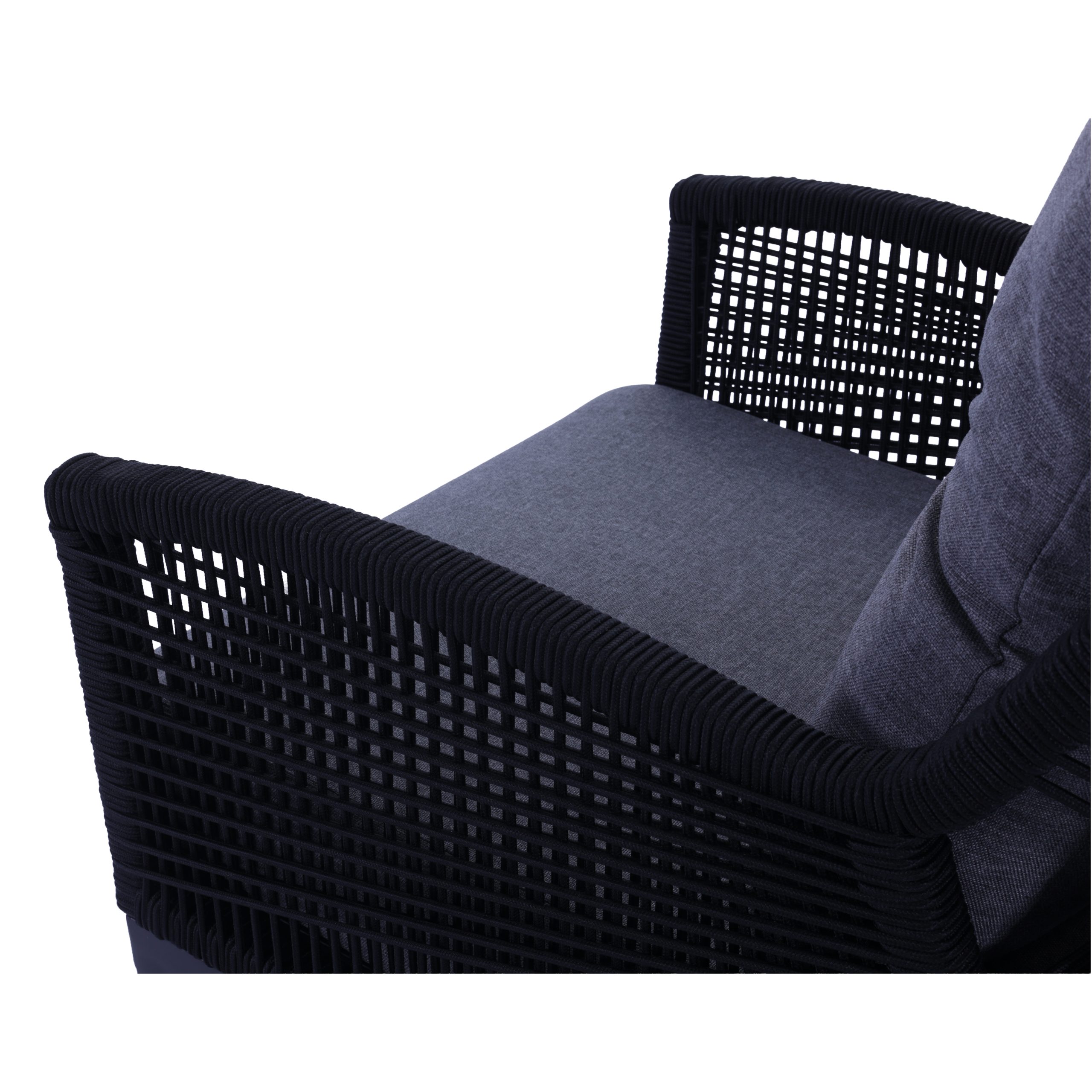 9A2A8202 S Boston 4 pcs Premium Quality Rope Outdoor Lounge Set - Image 8