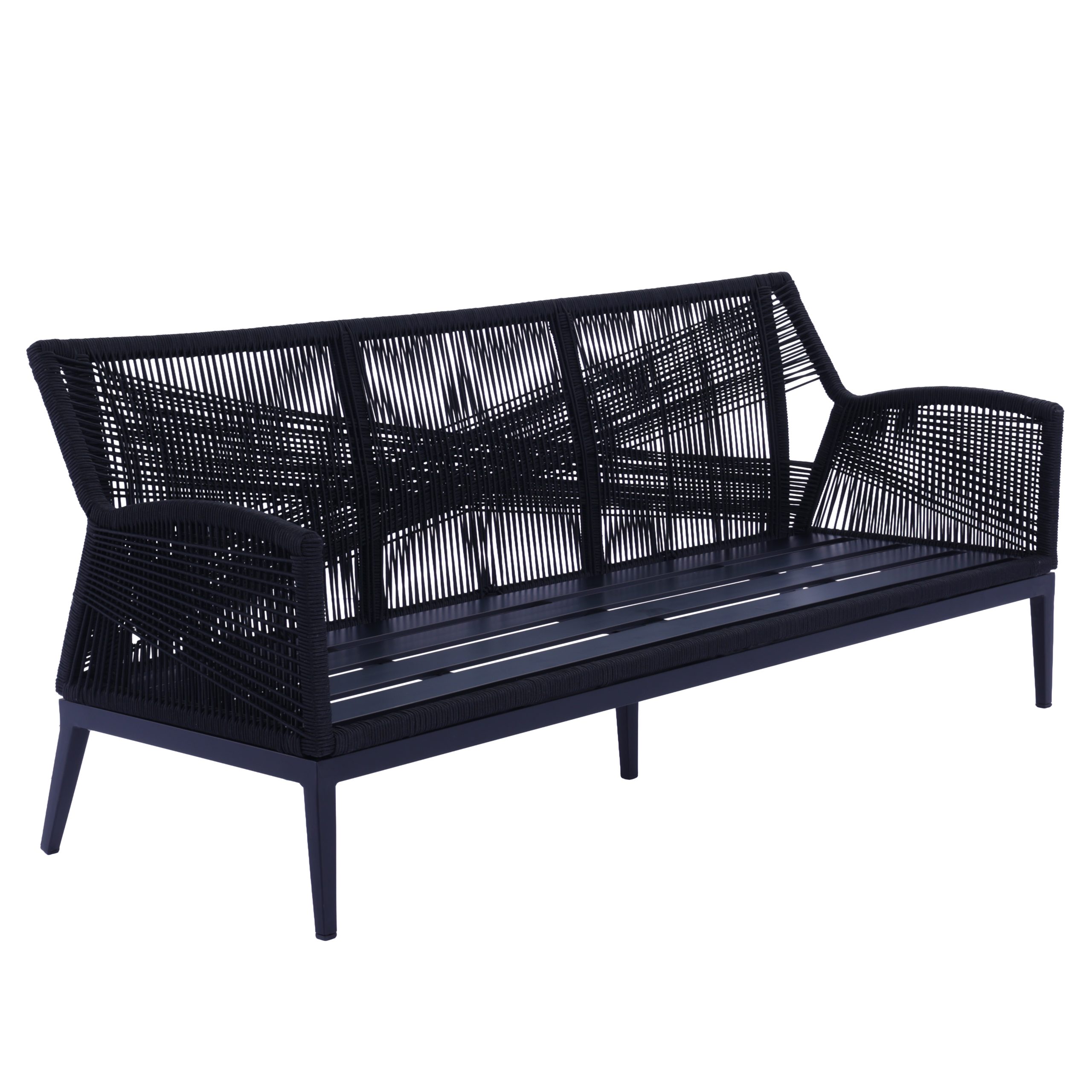 9A2A8207 S Boston 4 pcs Premium Quality Rope Outdoor Lounge Set - Image 5