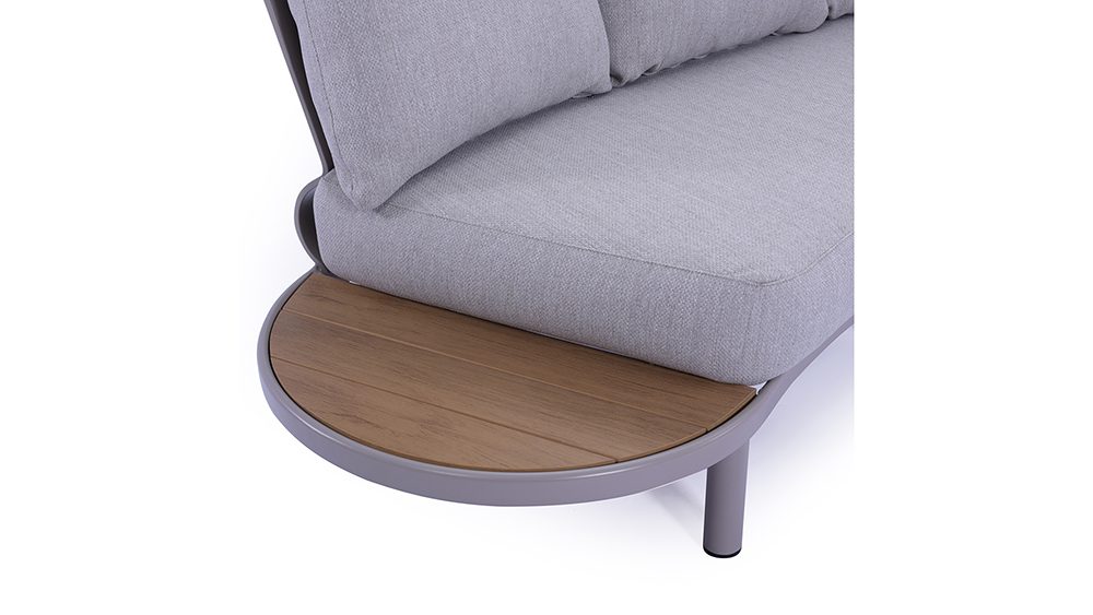 9A2A8227 1000x563 Kiama Outdoor Aluminium Lounge Set With Coffee Table and Two Side Tables - Image 2