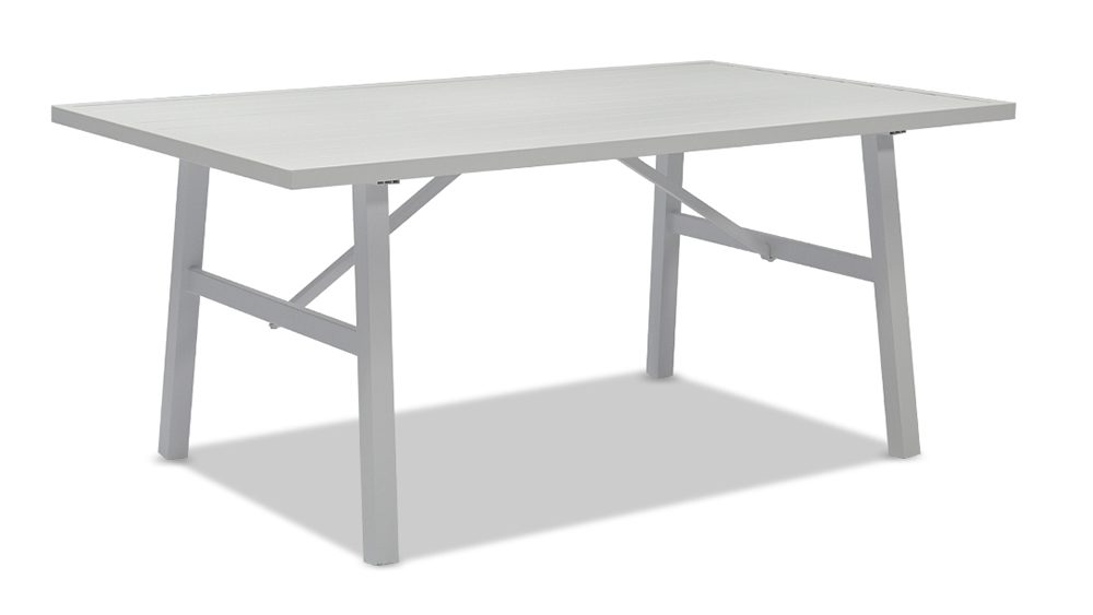 IMG_9920 Aspen 2+1+1 Seater Outdoor Aluminium Lounge and Dining Setting-White - Image 4