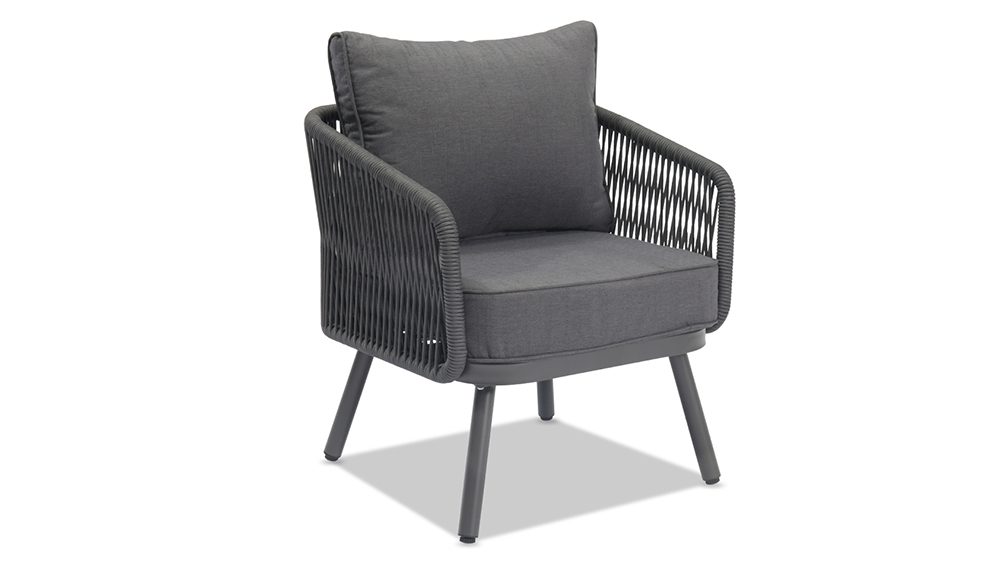 IMG_9983 Arcadia 3+1+1 Seater Outdoor Aluminium and Rope Lounge Set with Coffee Table - Image 3