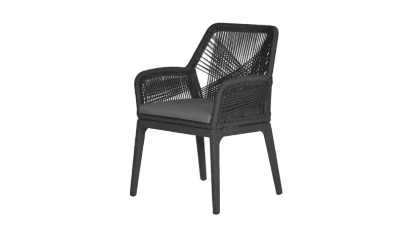 Hayman Outdoor Aluminium and Rope Dining Chair