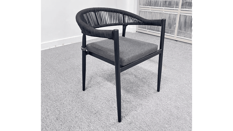 Regent Outdoor Dining Chair Gunmetal