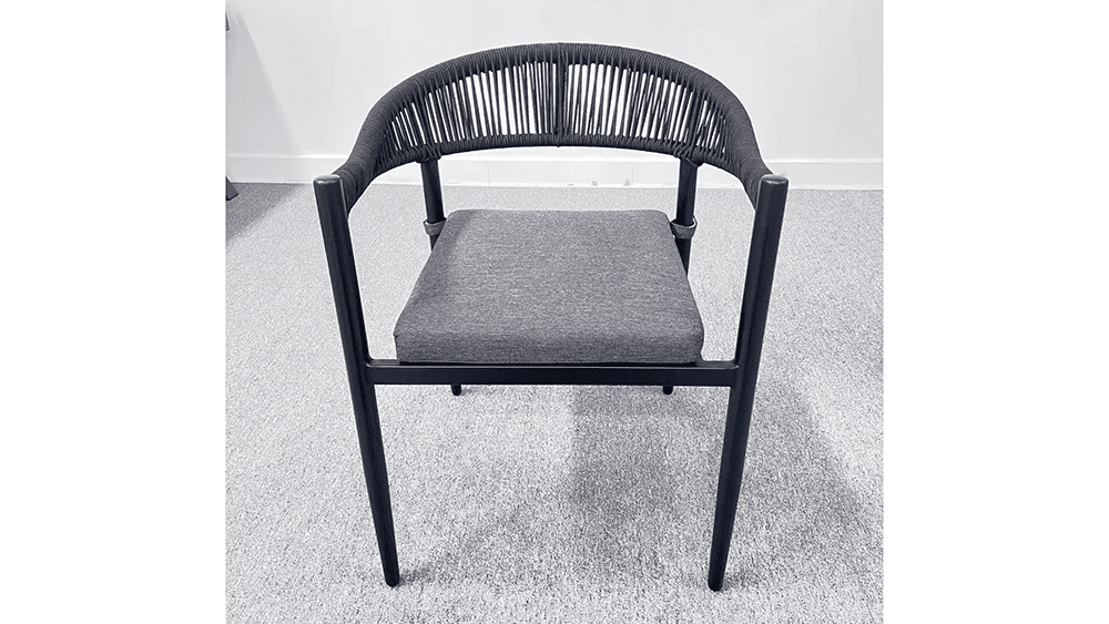 Image_20260314112339_371_1 Regent Outdoor Dining Chair Gunmetal - Image 2