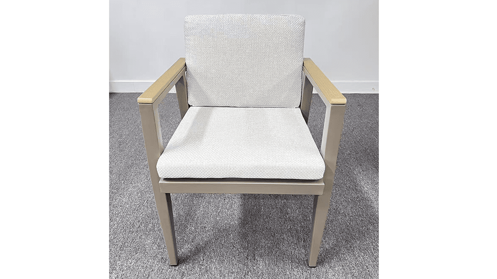 Image_20260314112400_379_1 Victoria Outdoor Aluminium Dining Chair Beige - Image 3