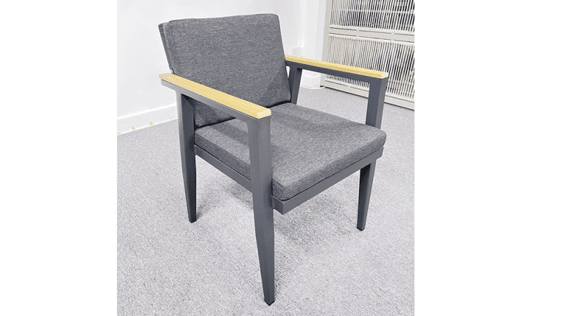 Victoria Outdoor Aluminium Dining Chair Gunmetal