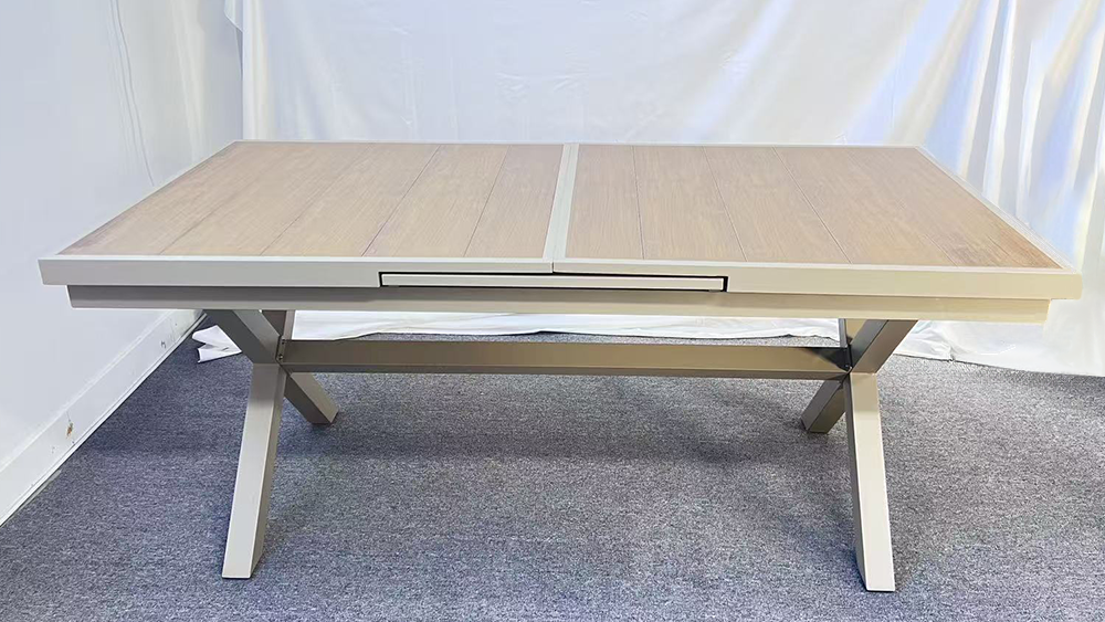 Image_20260314114648_383_1 Dural Outdoor 1.8m - 2.4m Extension Aluminium Frame Dining Table - Image 1