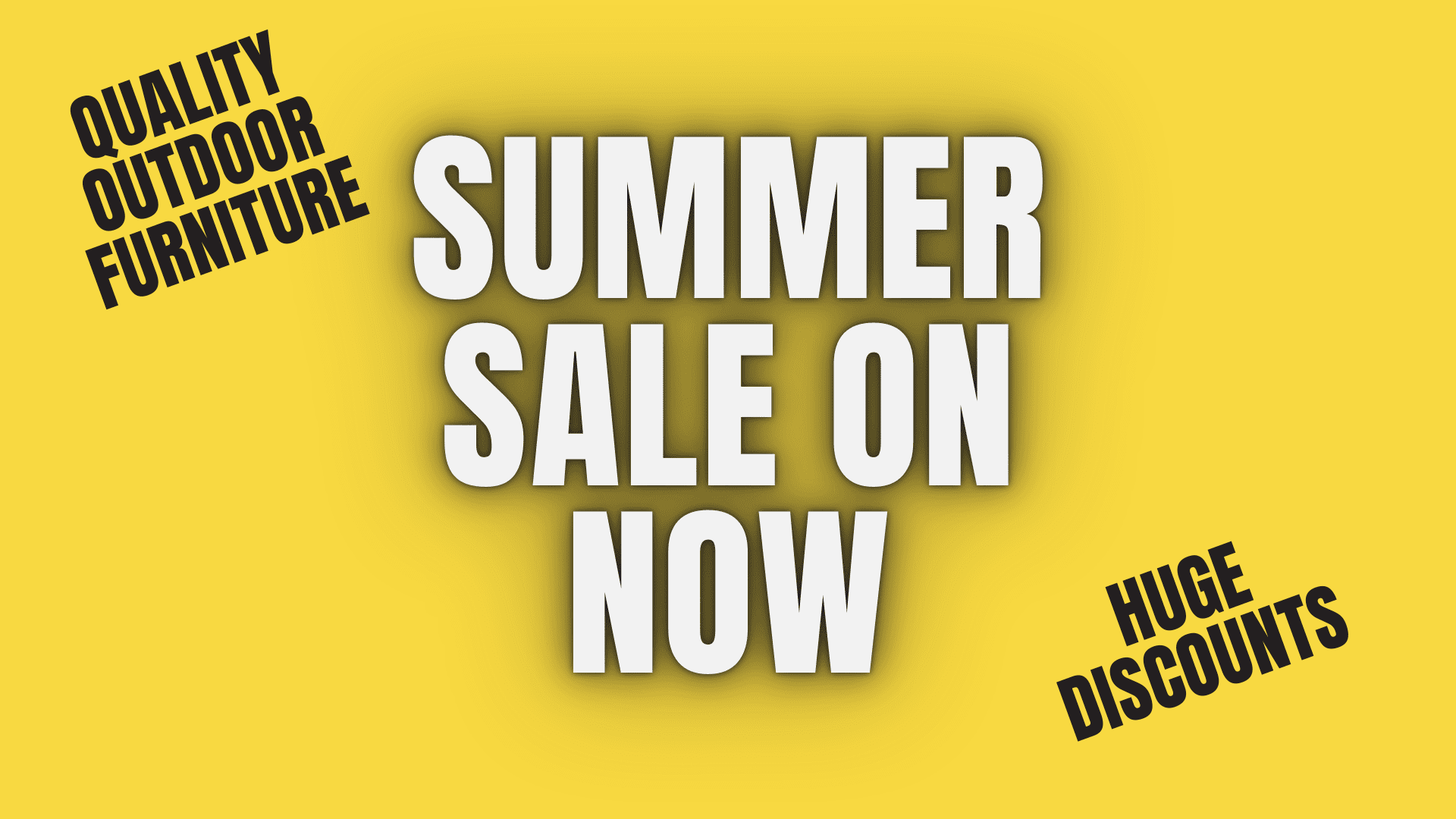 Summer Sales 2 - Outdoor Furniture