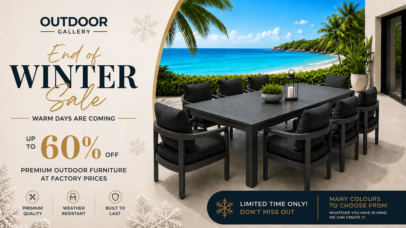 Winter Sales Outdoor Furniture Winter Sales