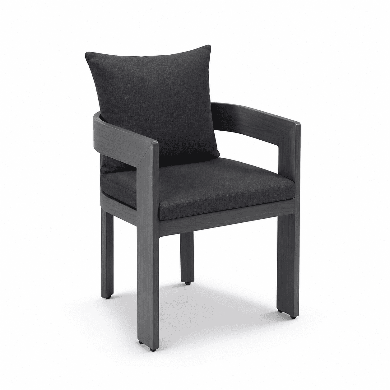 c62c5396-db4a-447e-83a1-c2d296952d1e Avalon Dining Table with 8 Dover Dining Chairs -Gunmetal - Image 3
