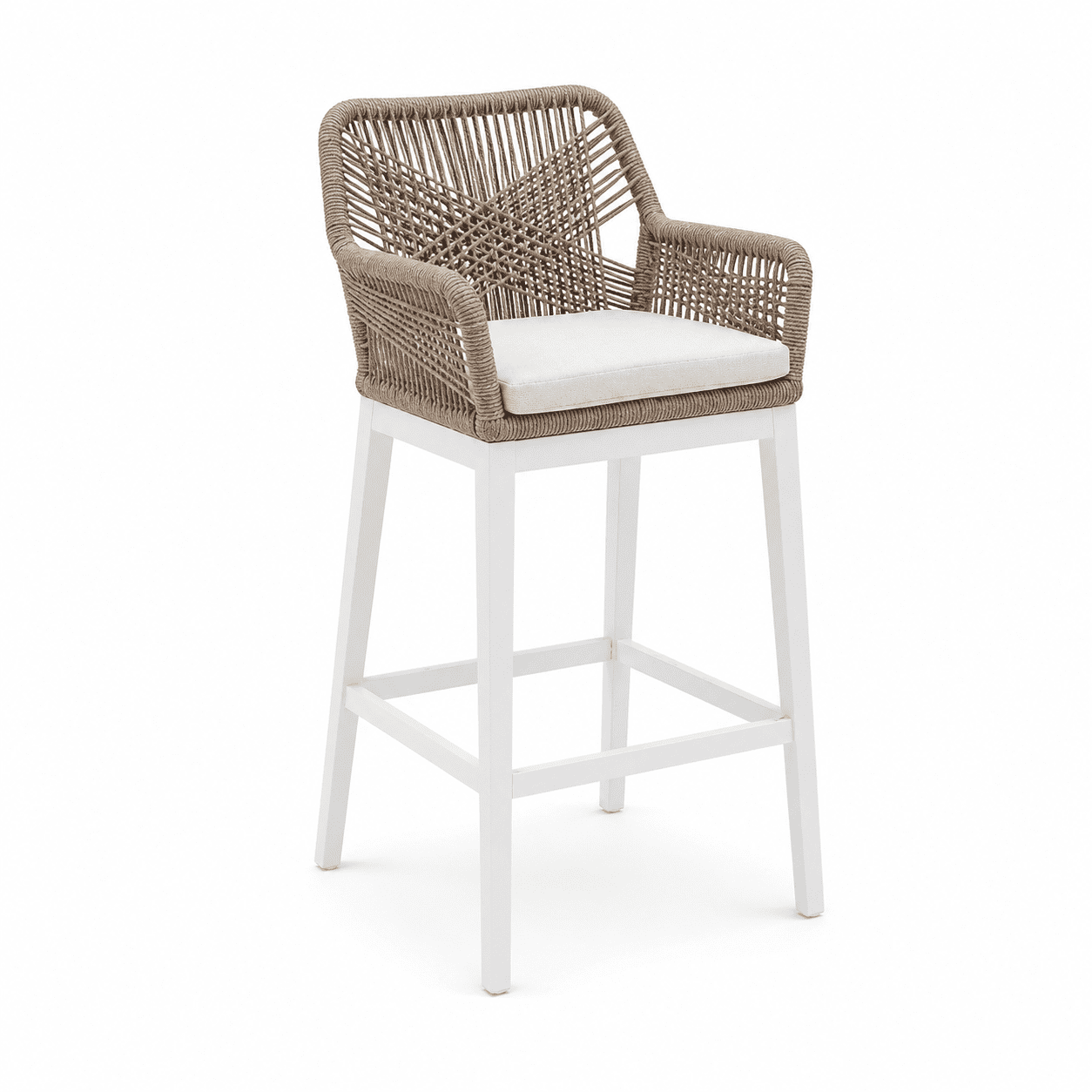 e64a7b0c-26bc-40ff-8a35-a874840cc064 Avalon Outdoor 2m Rectangle Aluminium Bar Table with 8 Boston Bar Stools - Image 2
